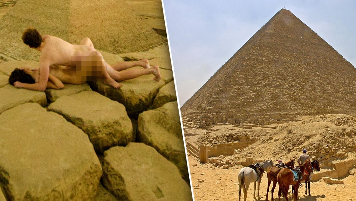 Sex auf Weltwunder? - Nacktes Paar auf Pyramide sorgt für Empörung |  krone.at