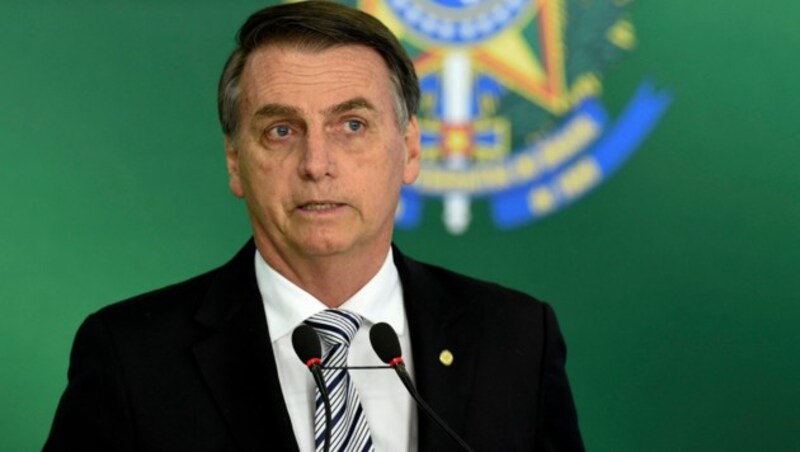 Brasiliens Präsident Jair Bolsonaro (Bild: AFP)