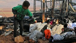 Syrische Flüchtlinge im Libanon (Bild: AFP)