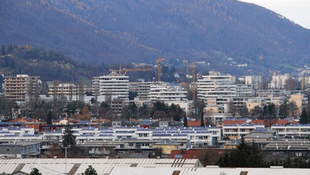 Beim Bauboom in Graz ist aktuell kein echtes Ende in Sicht. (Bild: Jauschowetz Christian)