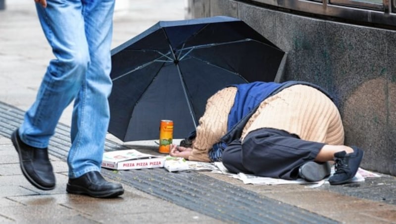 Der Winter steht vor der Tür, die Temperaturen sinken. Für obdachlose Menschen bedeutet das einen täglichen Kampf. (Bild: Roland Muehlanger)