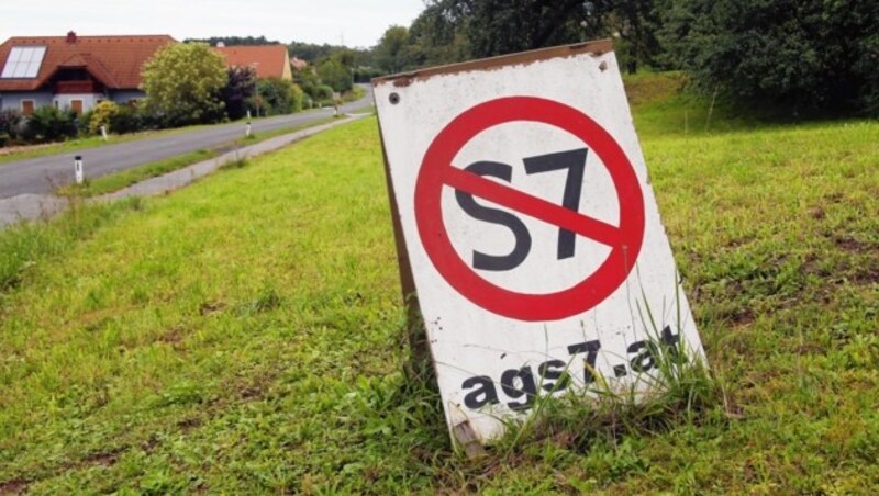 Widerstand gegen die Fürstenfelder Schnellstraße S7 (Bild: Jürgen Radspieler)