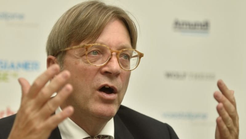 Guy Verhofstadt ist unter anderem Brexit-Chefverhandler des EU-Parlaments (Bild: APA/Herbert Pfarrhofer)