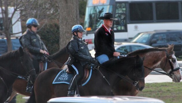 US-Innenminister Ryan Zinke bei seinem „Amtsanritt“ in Washington (Bild: twitter.com)