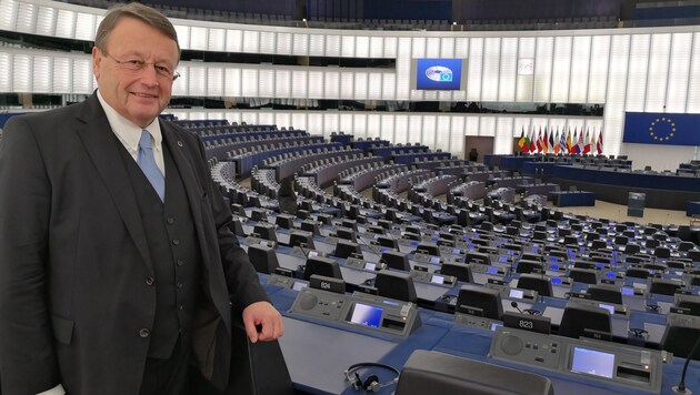 Der Welser Paul Rübig ist seit 1996 im EU-Parlament. (Bild: Mario Zeko)