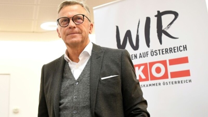 Arbeitgeber-Chefverhandler Peter Buchmüller (Bild: APA/HELMUT FOHRINGER)