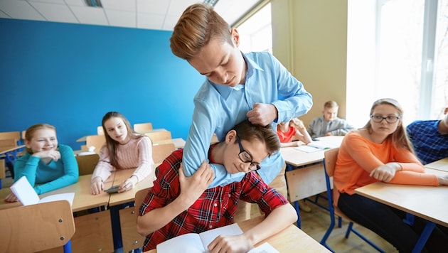 Gewalt an Schulen ist in Österreich mittlerweile ein großes Problem. (Bild: ©Syda Productions - stock.adobe.com)