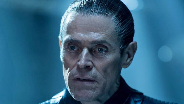 A changeable character with a penchant for sinister roles: Willem Dafoe is currently filming in Vienna. (Bild: Warner Bros.)