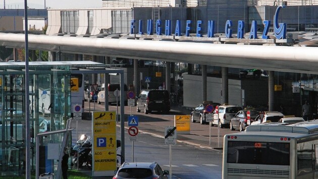 Der Grazer Airport (Bild: Kronenzeitung)