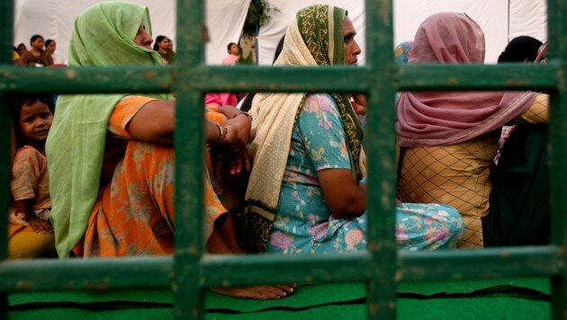 Frauen in einem indischen Gefängnis (Bild: AFP)