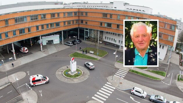 Felix L. (78) wird seit Dienstagnacht in der Notaufnahme des Linzer Uniklinikums vermisst (Bild: Werner Kerschbaummayr, ZVG)