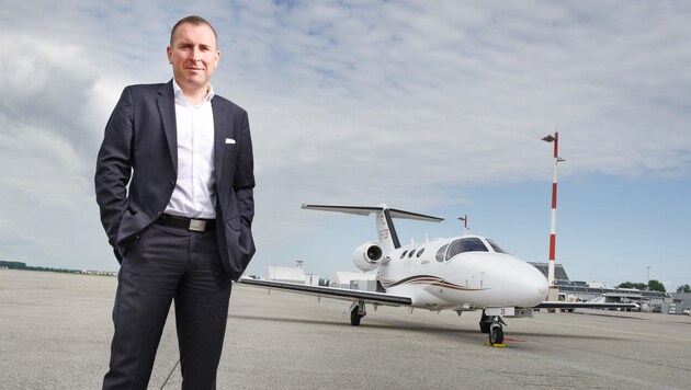 Bernhard Fragner ist Chef der von Hörsching aus agierenden Privatfluglinie. (Bild: GlobeAir)