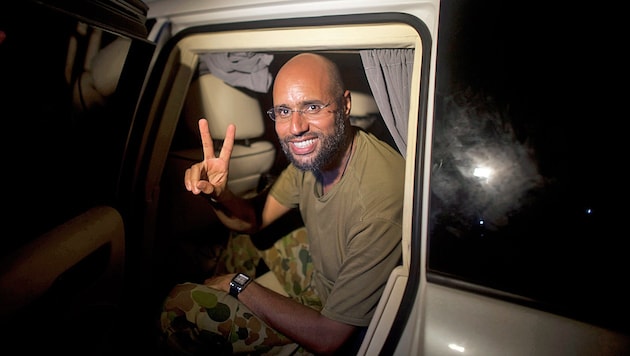 Wird Saif al-Islam dem Gaddafi-Clan wieder zur Herrschaft im vom Bürgerkrieg zerrissenen Libyen verhelfen? Er hofft, dies mit russischer Hilfe zu schaffen. (Bild: AFP)