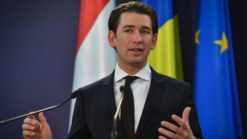 Bundeskanzler Sebastian Kurz (Bild: APA/AFP/Daniel MIHAILESCU)