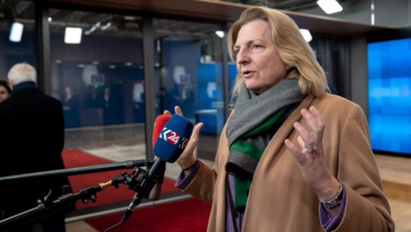 Außenministerin Karin Kneissl (FPÖ) erntet scharfe Kritik dafür, dass sie die Pressefreiheit in der Ukraine gefährdet sieht. (Bild: APA/BMEIA/ANGELIKA LAUBER)