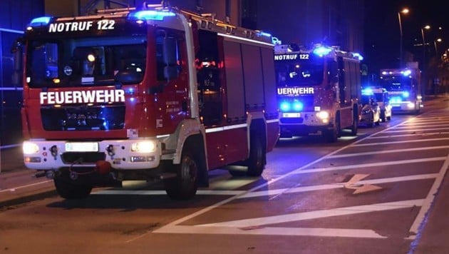 Die Feuerwehr Lustenau stand mit einem Aufgebot von 50 Mann im Einsatz. (Symbolfoto) (Bild: APA/MA 68 Lichtbildstelle)
