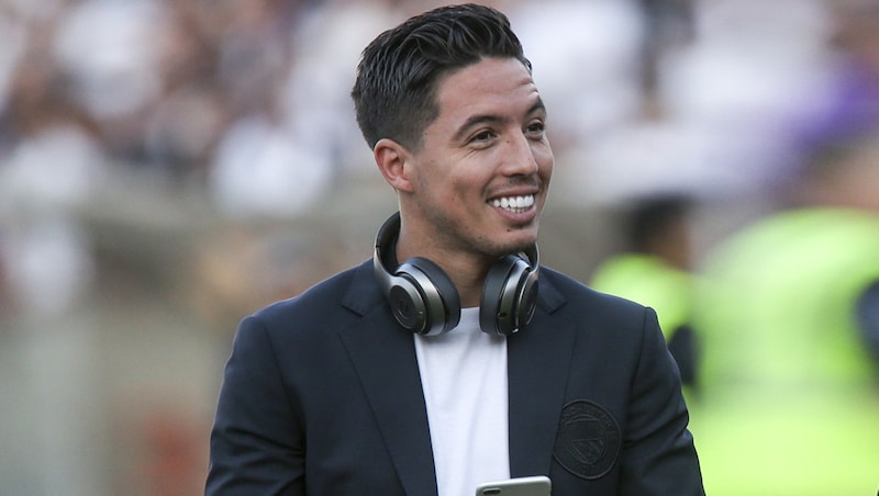 Samir Nasri ist mittlerweile als Experte tätig. (Bild: AFP)