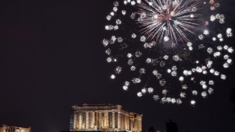 In Athen sollen die Sorgen der vergangenen Jahre vergessen gemacht werden. (Bild: AFP)