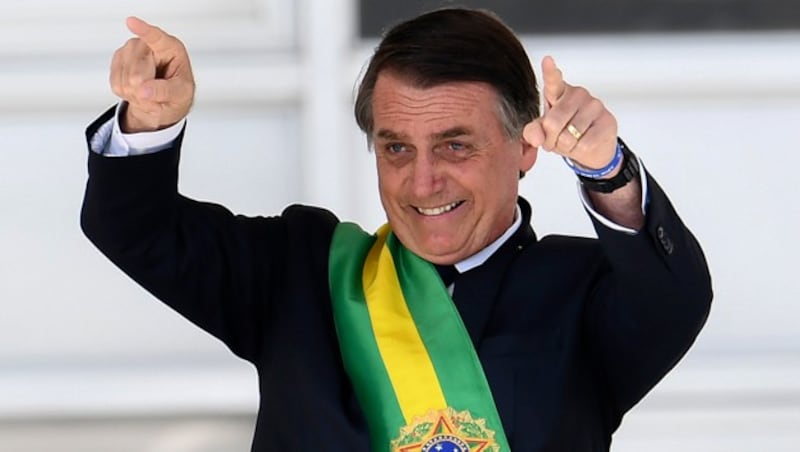 Brasiliens neuer Präsident Jair Bolsonaro (Bild: AFP )