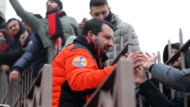 Italiens Innenminister Matteo Salvini (Bild: ANSA)