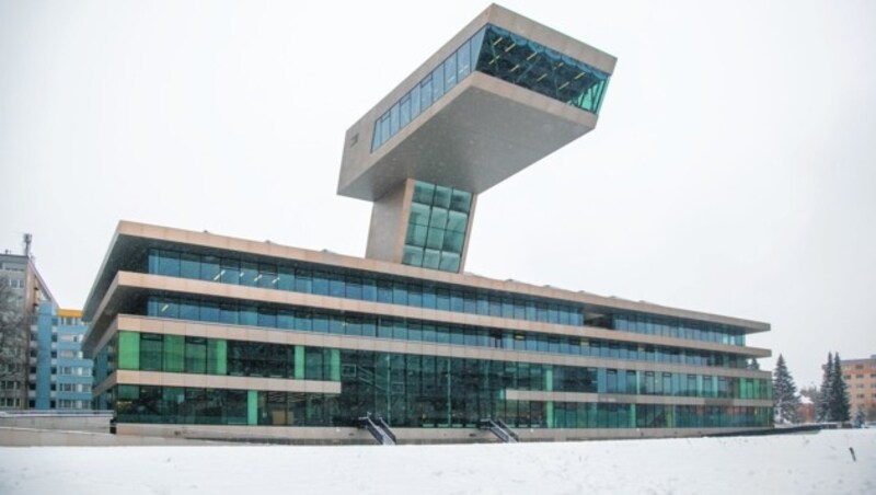 Die „Neue Mitte Lehen“ mit der Stadt:Bibliothek (Bild: Doris Wild)