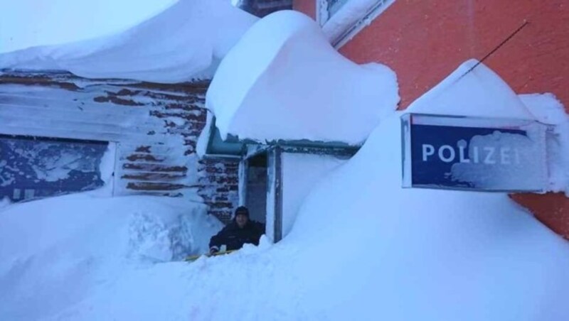 Der Polizeiposten in Obertauern (Bild: Polizei Obertauern)