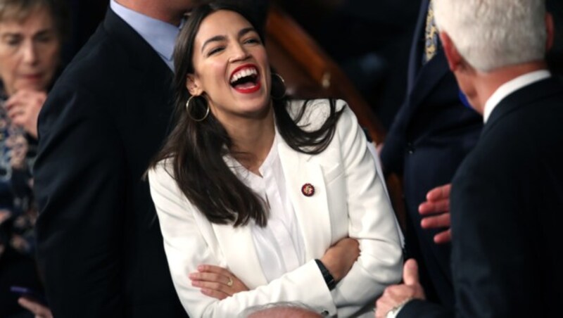 Die Demokratin Alexandria Ocasio-Cortez ist die jüngste Kongressabgeordnete in der Geschichte der USA. (Bild: AFP)