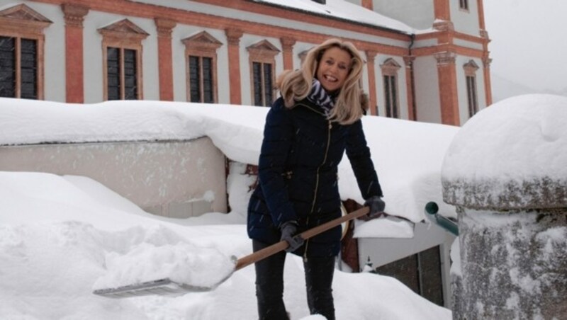 Mariazell versinkt auch unter der weißen Pracht. (Bild: Foto Kuss)