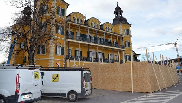 Im noblen Schlosshotel in Velden wird derzeit saniert. (Bild: Sobe)