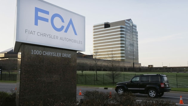 Die Zentrale von Fiat Chrysler in Auburn Hills im US-Bundesstaat Michigan (Bild: Associated Press)