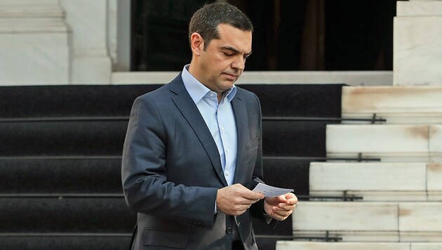 Griechenlands Ministerpräsident Alexis Tsipras (Bild: AP)