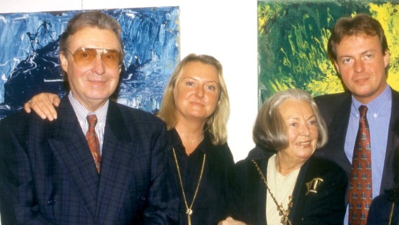 Hilde und Peter Alexander mit Tochter Susi und Sohn Michael (Archivfoto) (Bild: picturedesk.com)