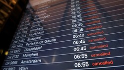 Am Flughafen Hamburg wird am Donnerstag und Freitag wieder gestreikt. (Bild: APA/AFP/DPA/Christian Charisius)