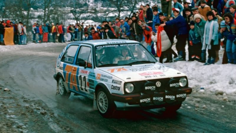 Der VW Golf 2 GTI, Rallye-Weltmeisterfahrzeug der Gruppe A 1986, wird ebenso zu bestaunen sein wie modernste Vehikel, die ausgestellt werden. (Bild: Ferdi Kräling Motorsport-Bild GmbH - www.kraelingbildagentur.de)