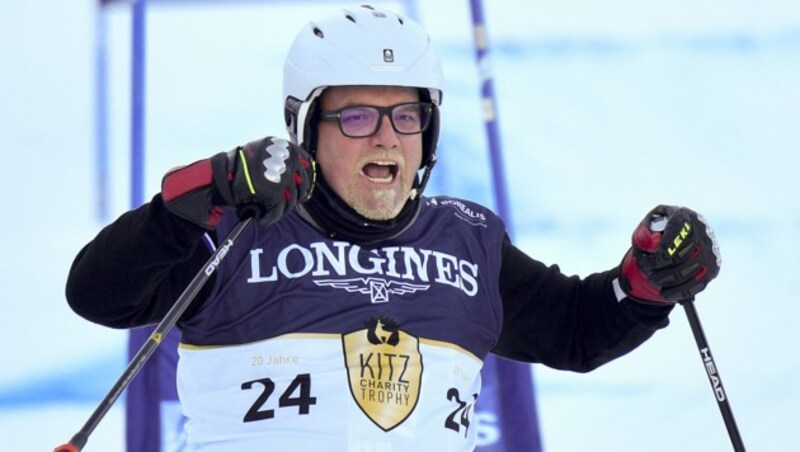 DJ Ötzi bei der „Kitz Charity Trophy“ (Bild: APA/HERBERT NEUBAUER)