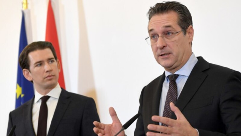 Vizekanzler Heinz-Christian Strache stellt klar: „Wer zu uns gekommen ist und gewalttätig ist, soll hier nicht geschützt werden.“ (Bild: APA/ROLAND SCHLAGER)