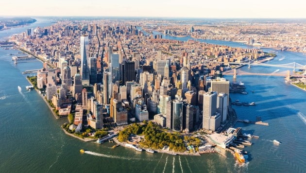 Blick auf Manhattan und den Hudson River (Bild: ©Tierney - stock.adobe.com)