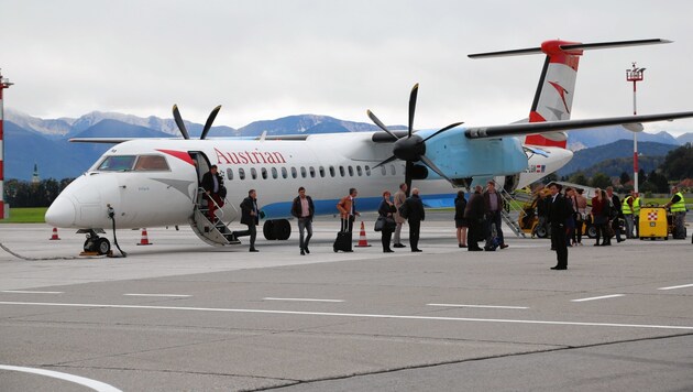 Der Flughafen Klagenfurt (Bild: Evelyn Hronek)