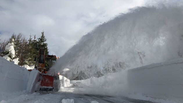 Schneeräumung, Winter, Straße, Verkehr, Winterdienst (Bild: Land Salzburg/Melanie Hutter)