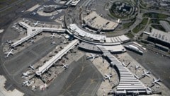 Blick auf den Flughafen Newark 