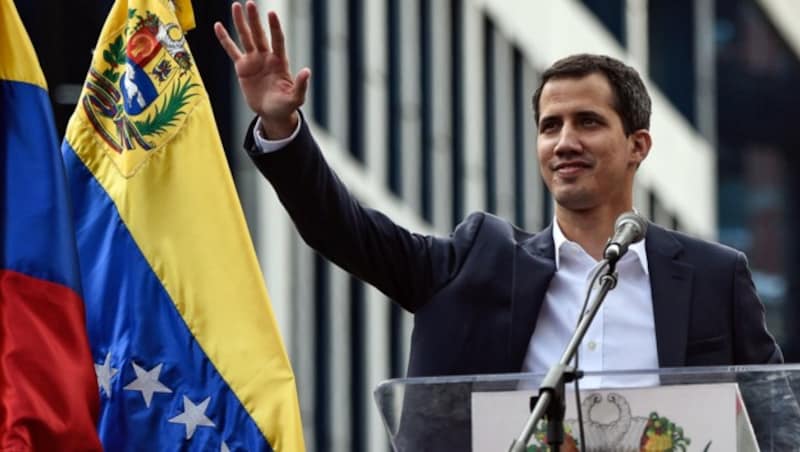 Juan Guaido (Bild: APA/AFP/Federico Parra)