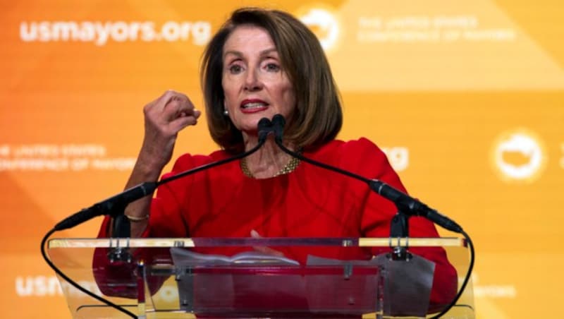 US-Parlamentssprecherin Nancy Pelosi (Bild: ASSOCIATED PRESS)