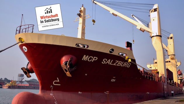 Im Jahr 2008 stach die MCP Salzburg erstmals in See. Heute ist sie vor allem in Fernost unterwegs (Bild: Kolkata Port Trust)