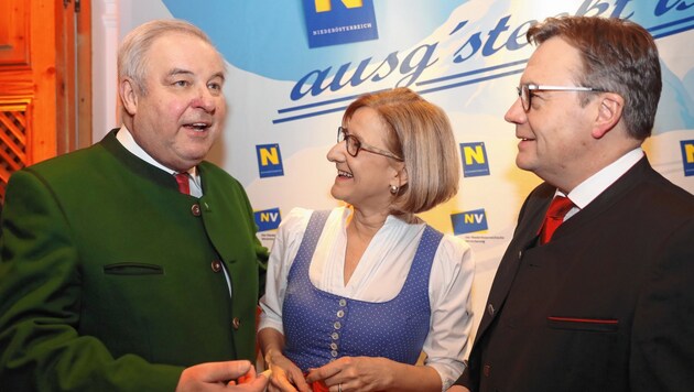 Landeshauptleute unter sich: Hermann Schützenhöfer, Johanna Mikl-Leitner und Günther Platter (Bild: BiKri)