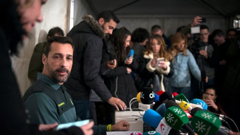 Auf einer Pressekonferenz wurden die Medien informiert. (Bild: AFP )