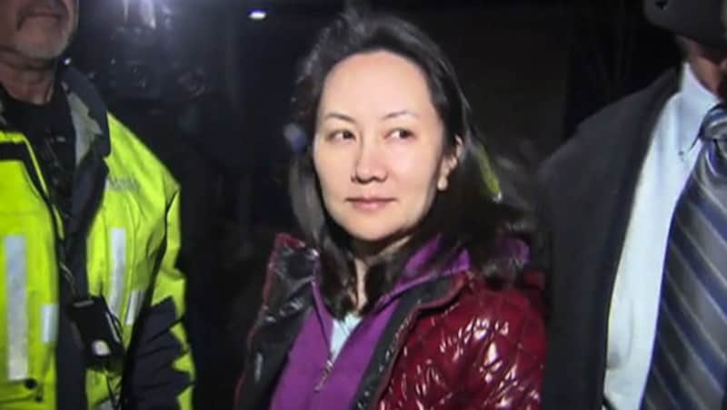 Huawei-Finanzchefin Meng Wanzhou sitzt derzeit in Kanada in Untersuchungshaft. (Bild: APA/AFP/CTV)