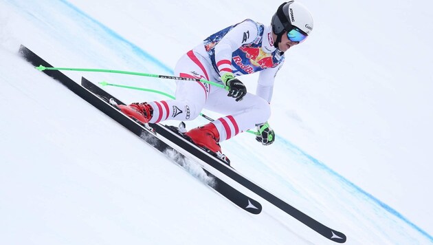 KITZBUEHEL,AUSTRIA,21.JAN.19 - ALPINE SKIING - FIS Europacup, downhill, men. Image shows Stefan Rieser (AUT). Photo: GEPA pictures/ Harald Steiner (Bild: GEPA pictures)