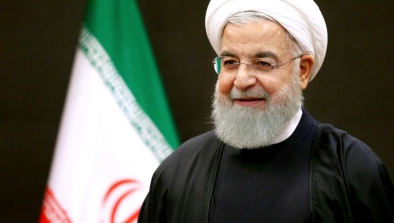 Irans Präsident Hassan Rouhani (Bild: AP)