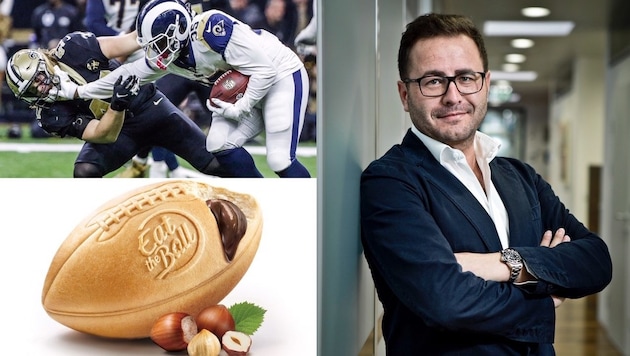 „Der Super Bowl bedeutet für uns einen zusätzlichen Umsatzschub“, sagt Hobel. Rund 700.000 Brot-Bälle werden die Woche verkauft. (Bild: EPA, Eat the Ball (2))