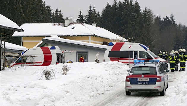 Der Gasunfall in St. Johann am Walde forderte ein zweites Todesopfer. (Bild: Manfred Fesl)